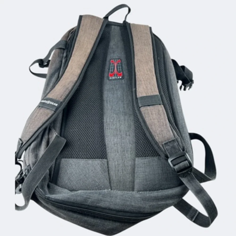 SWISSGEAR Brown Laptop Backpack Airflow Travel Bag Unisex‎ Soft Case Daypack